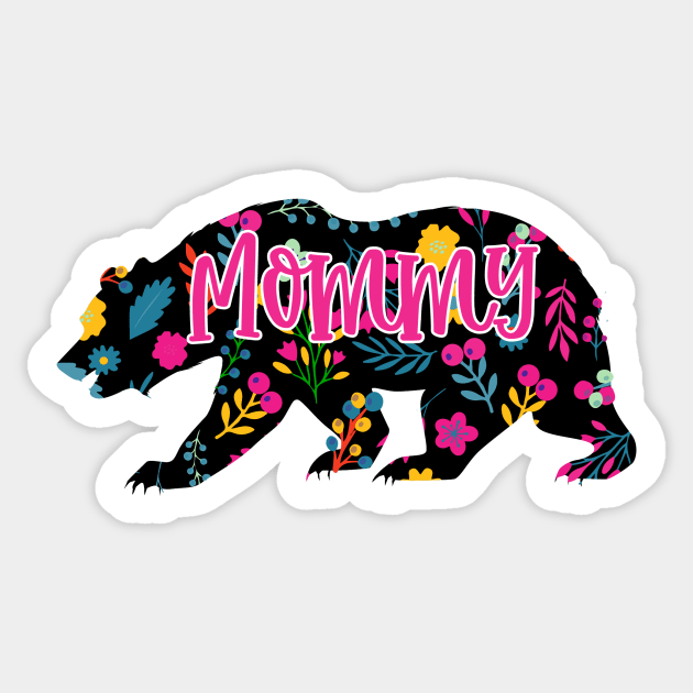 Mommy Floral Sticker by Alvd Design